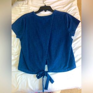 Madewell shirt with tie